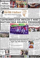 SAFRANBOLU BİRLİK HABER
