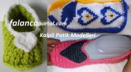 Kalpli Tığ Patik Modeli