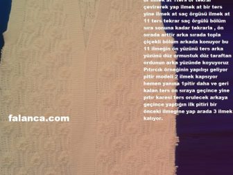incili papatya yelek yapilisi 1