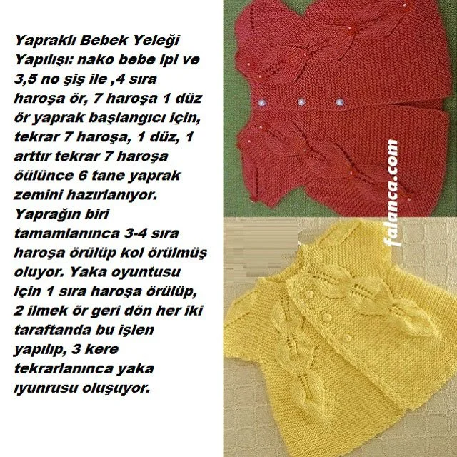 yaprakli yelek