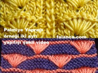 İki Ayrı Palmiye Yaprağı Örneği Video Yapılışı