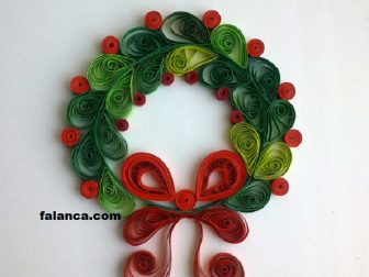 quilling kapi celengi yapimi