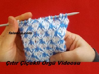Çıtır Çiçekli Örgü Videosu