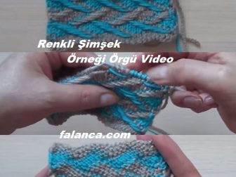 Renkli Şimşek Örneği Video