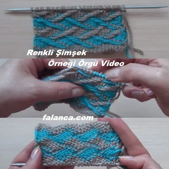 renkli simsek orgu video