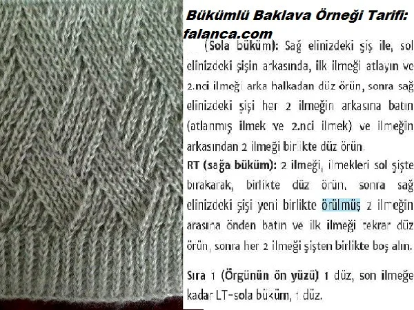 bukumlu baklava ornegi tarifi