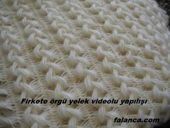 Firkete Örgü Yelek Modeli Birleştirme