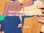 Yelek Yakalarını Ve Kenarlarını Düzgün Örme Teknikleri