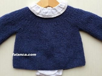 tek parca duz orgu bebek hirkasi 9