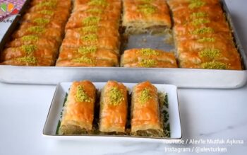 Altı Kadayıf Üstü Baklava Şerbetli Tatlı Tarifi
