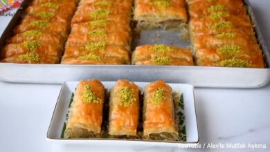 alti kadayif ustu baklava serbetli tatli tarifi 3