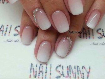 Gelinler nail art fikirleri