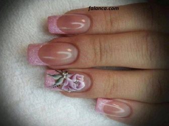 Gelinler nail art fikirleri 14
