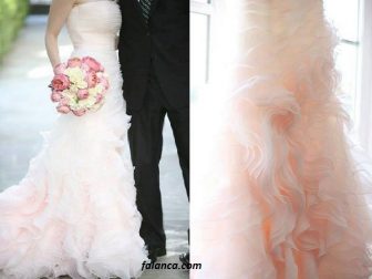 pembe gelinlik