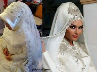 tesettur gelin basi 8