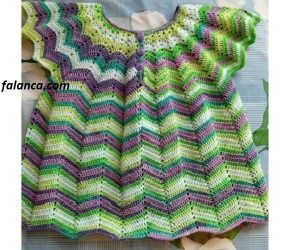 zigzag sik bebek orgu yelek tarifi 2