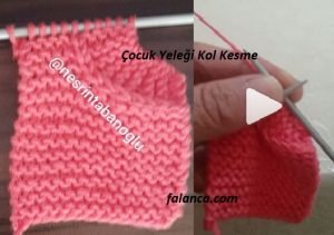 cocuk Yelegi Kol kesme 1
