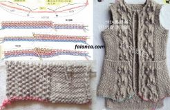 fitil yaka bayan yelek modeli 12