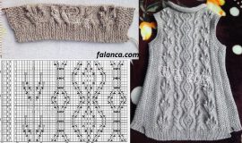 fitil yaka bayan yelek modeli 2