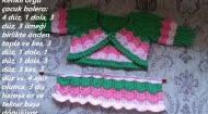 Renkli Örgü Çocuk Bolero Modeli
