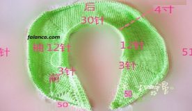 yaprak onlu yenidogan yelek modeli 3