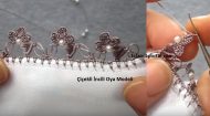 Çiçekli İncili Oya Modeli