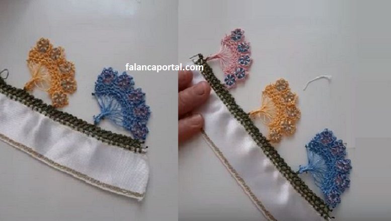 Boncuklu Yelpaze Filkete Oya Modeli