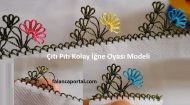 Çıtı Pıtı Kolay İğne Oyası Modeli