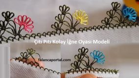 Çıtı Pıtı Kolay İğne Oyası Modeli
