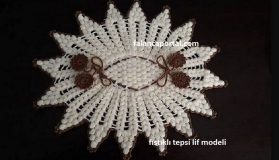 Fıstıklı Tepsi Lif Modeli