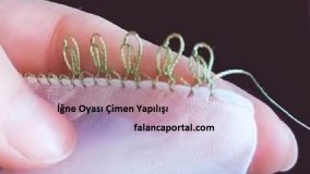 İğne Oyası Çimen Yapılışı