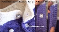Yelek Kenarını Kıvrılmadan Düz Çıkarma
