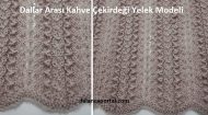 Dallar Arası Kahve Çekirdeği Yelek Modeli