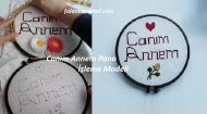 Canım Annem Pano İşleme Modeli