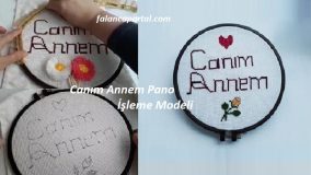 Canım Annem Pano İşleme Modeli
