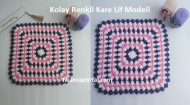 Kolay Renkli Kare Lif Modeli