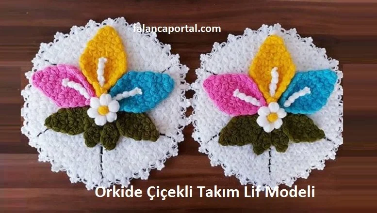 orkide cicekli takim lif modeli 1