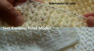 Saat Kordonu Yelek Modeli Türkçe