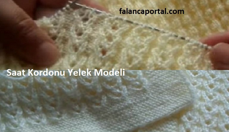 Saat Kordonu Yelek Modeli Türkçe