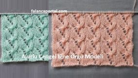 Ajurlu Çengel İğne Örgü Modeli