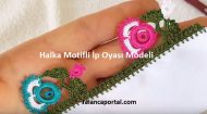 Halka Motifli İp Oyası Modeli