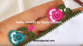 Halka Motifli İp Oyası Modeli