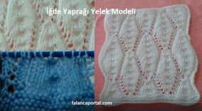 İğde Yaprağı Yelek Modeli