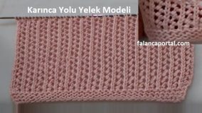 Karınca Yolu Yelek Modeli