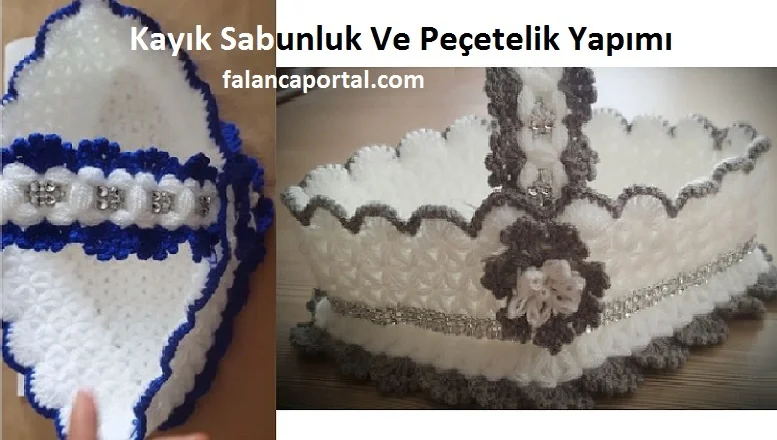 kayik sabunluk ve pecetilik yapimi 1