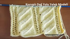 Kıvrımlı Dağ Yolu Yelek Modeli