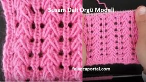 Susam Dalı Örgü Modeli