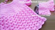 Tavus Kuşu Bebek Elbisesi