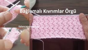 Bağlamalı Kıvrımlar Örgü Modeli