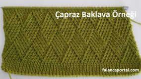 Çapraz Baklava Örneği